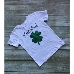 Toddler tee - shamrock - st Patrick’s Day